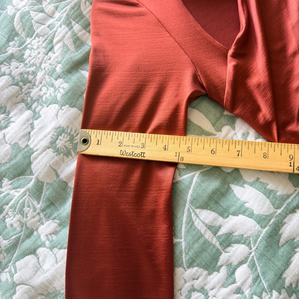 Johanna Ortiz Terracotta Midi Dress Size 4 Wedding Guest Resort - Picture 10 of 10
